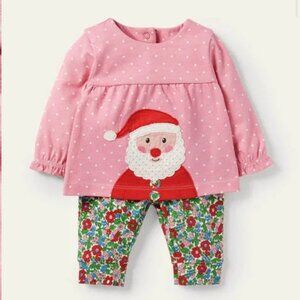 NWOT Mini Boden Jersey Appliqué Play Set(A minor Dye Imperfection) 2-3Y